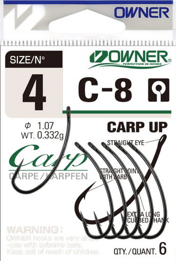 Obrázek Owner C-8 Carp Up, vel.4 (6ks)