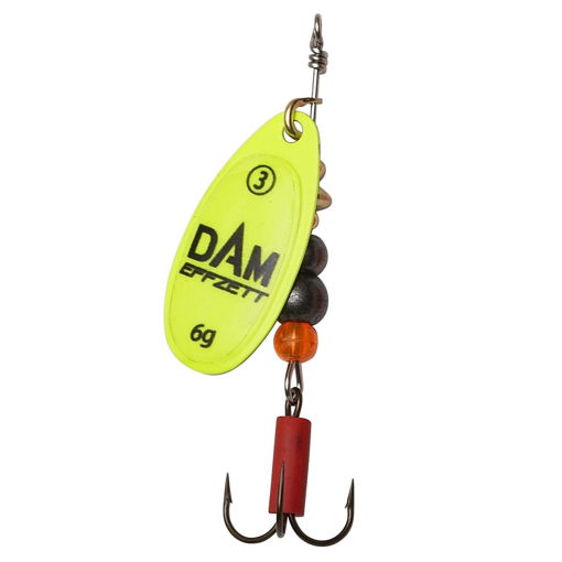 Picture of DAM EFFZETT Fluo Spinner Yellow, #1 3g