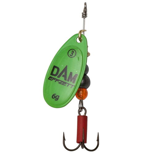 Picture of DAM EFFZETT Fluo Spinner Green, #2 4g