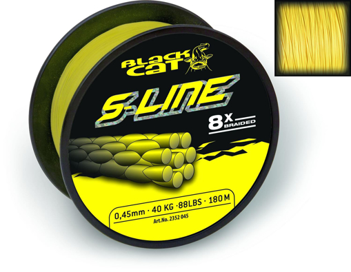 Obrazek Šňůra Black Cat S-Line, 300m 0.55mm 70kg