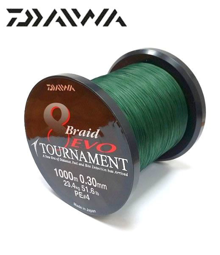 Image sur Daiwa Tournament 8 Braid EVO Tm.zelená, 0.35mm 1m