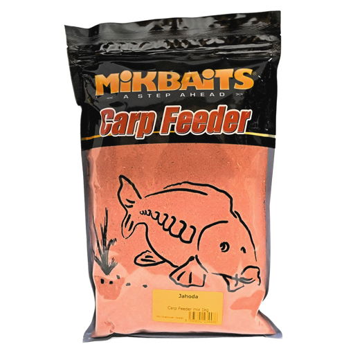 Obrazek Mikbaits Carp Feeder Mix 1kg, Jahoda