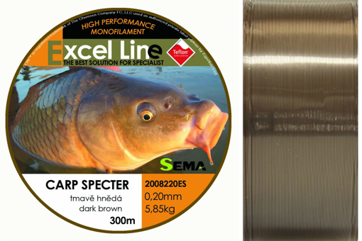 Obrazek Sema Excel Line Carp Specter 300m, 0.22mm 6.10kg