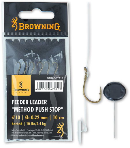 Obrazek Browning Feeder Leader Method Push Stop, #18 .16mm