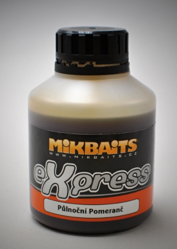 Obrazek Mikbaits eXpress Booster 250ml, Půlnoční pomeranč