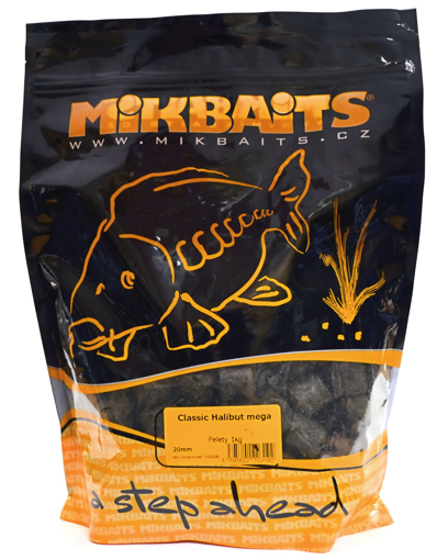 Obrazek Mikbaits Classic Halibut Pelety 20mm, 1kg