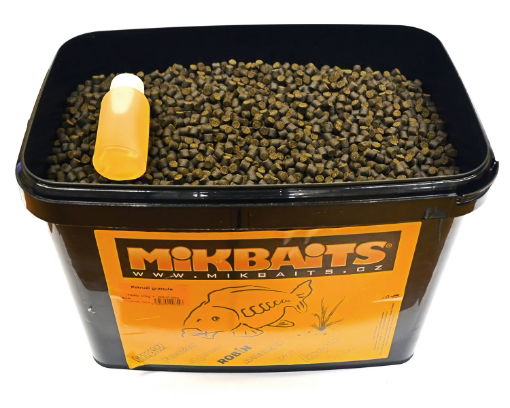 Picture of Mikbaits Pstruží granule 8mm,10kg+100ml Losos Oil