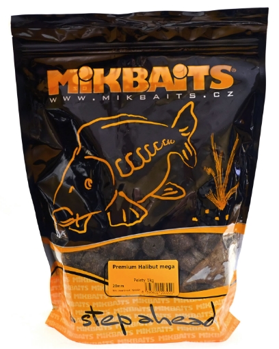 Obrazek Mikbaits Premium Halibut pelety 20mm, 1kg