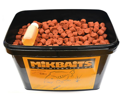 Picture of Mikbaits Red Fish Halibut Pelety 21mm, 10kg+100ml