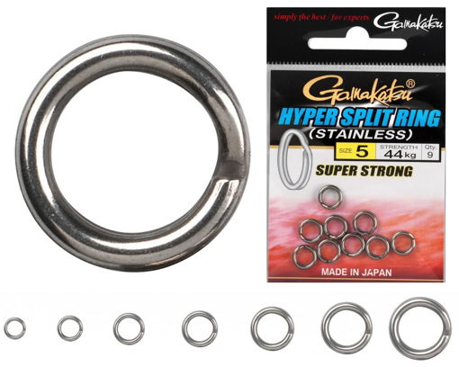 Picture of Gamakatsu Hyper Split Ring, vel.1 5.0kg (12ks)