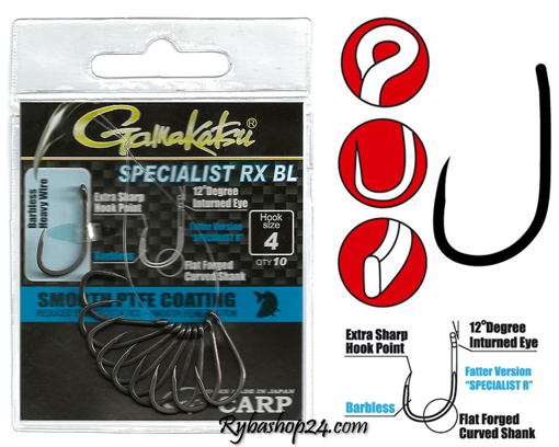 Obrazek Gamakatsu G-Carp Specialist RX BL, vel.10