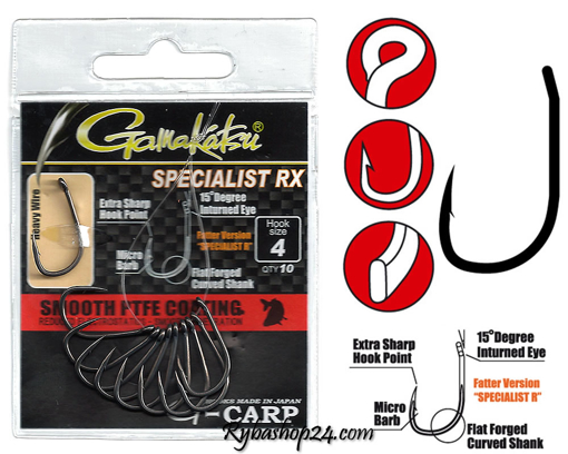 Obrazek Gamakatsu G-Carp Specialist RX, vel.10