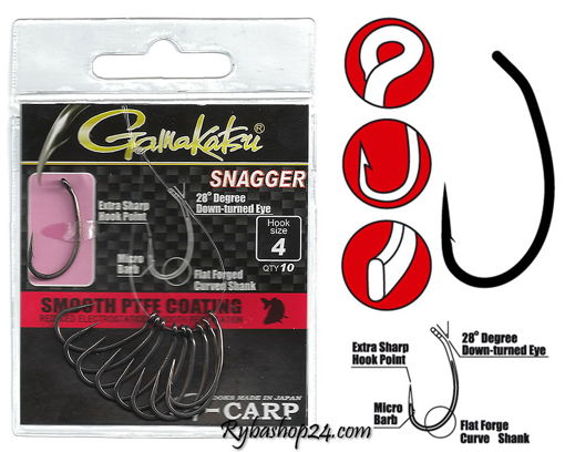 Picture of Gamakatsu G-Carp Snagger, vel.10