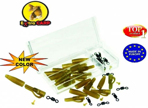 Obrazek Extra Carp Lead Clip Extra Box With Rolling Swivel