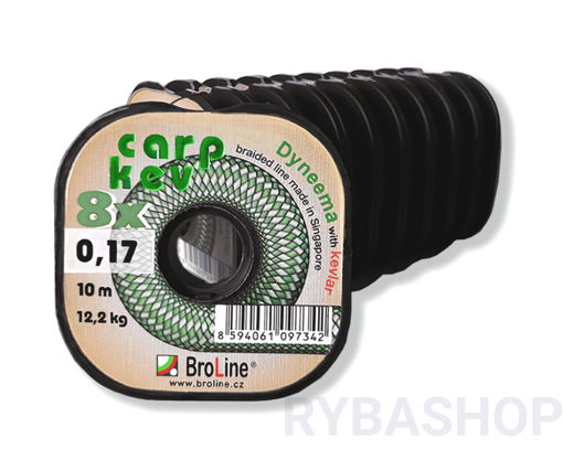 Picture of BroLine Carp Kev 8x 10m, 0.13mm 10.5kg