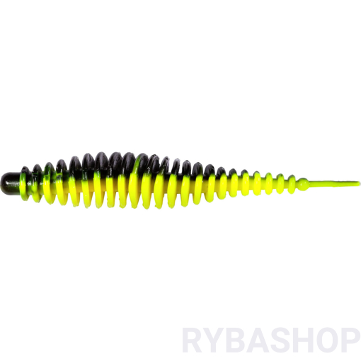 Obrazek T-Worm I-Tail Česnek 6.5cm, neonová žlutá/černá