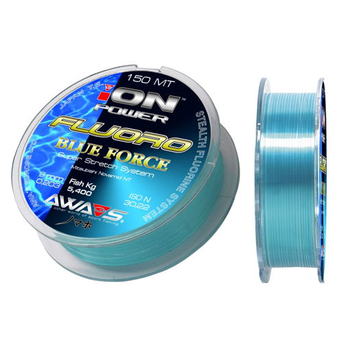 Obrazek AWA-S Ion Power Fluoro Blue Force 150m 0.181mm