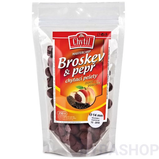 Obrazek Chytací pelety s dírou Chytil 250g Brosk/pepř 20mm