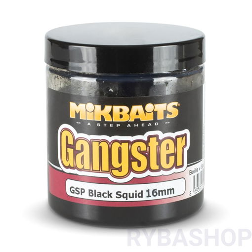 Gangster boilie v dipu 250ml GSP Black Squid 16mm