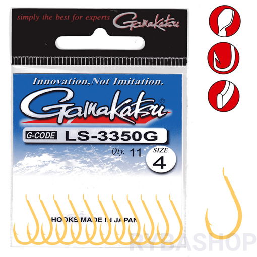 Gamakatsu LS-3350G Hook #2 8ks