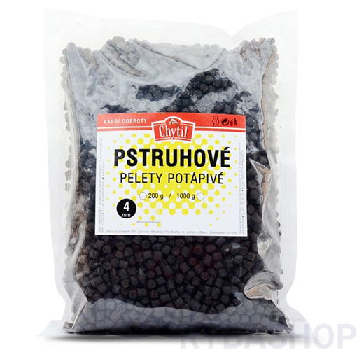 Obrazek Pstruhové granule potápivé 1kg 4mm