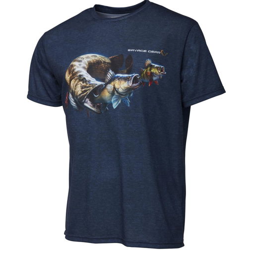 Obrazek Tričko Savage Gear Cannibal Tee Blue #M