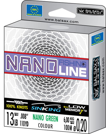 Picture of Balsax Nano Green 300m 0.35mm 15.0kg