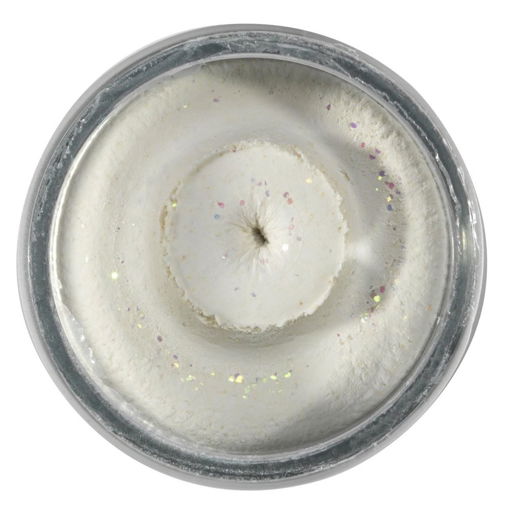 Picture of PowerBait Sinking Glitter Trout Bait White