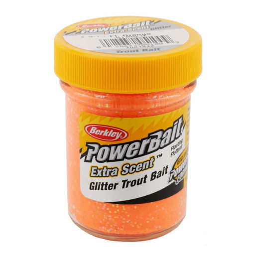 Picture of PowerBait Glitter Trout Bait Fluorescent Orange