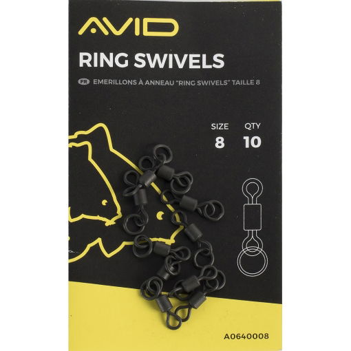 Obrazek Avid Carp Outline Ring Swivels #8