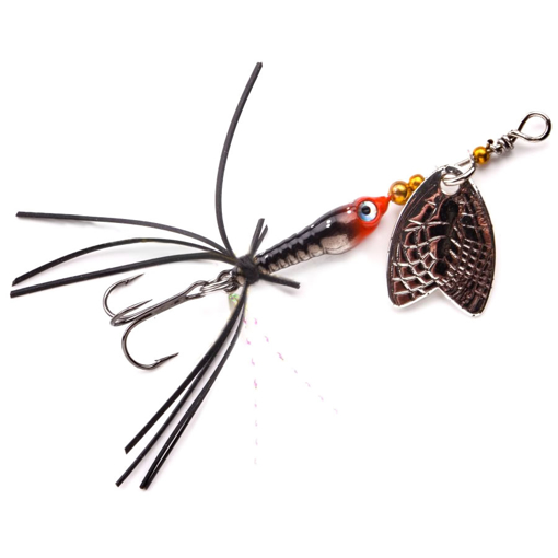 Obrazek Larva Mayfly Micro Spinner TR 5cm Roach