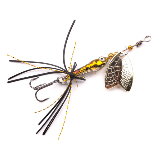 Obrazek Larva Mayfly Micro Spinner TR 5cm Brown Trout