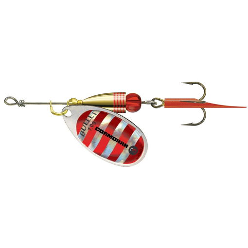 Picture of Cormoran Bullet #1 3g silver/red stripes