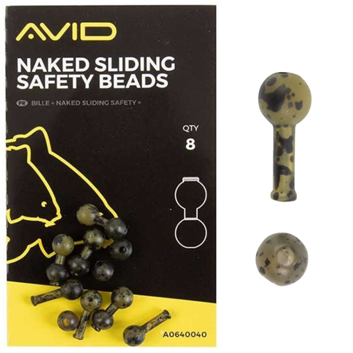 Avid Carp Outline Naked Sliding Safety Beads