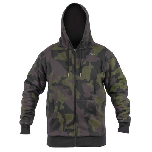 Mikina Avid Carp Distortion Camo Zip Hoodie #XL