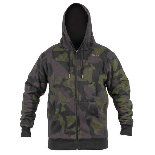 Mikina Avid Carp Distortion Camo Zip Hoodie #XXL