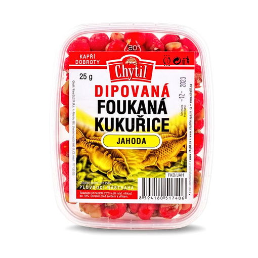 Picture of Dipovaná foukaná kukuřice 25g Jahoda