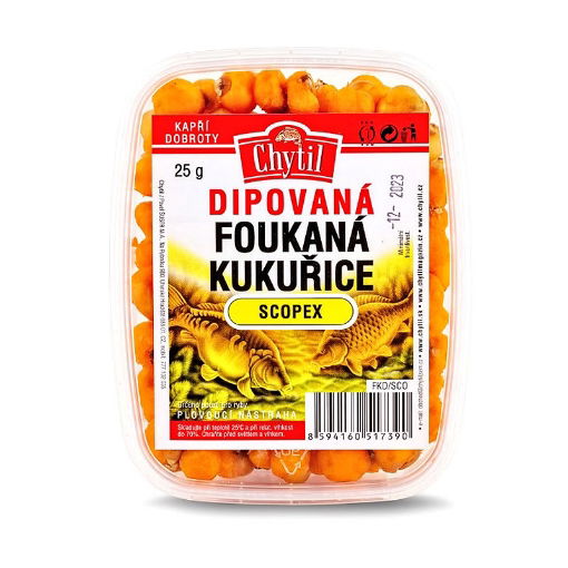 Picture of Dipovaná foukaná kukuřice 25g Scopex