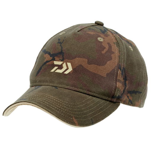 Kšiltovka Daiwa Carp Camo Peaked Cap