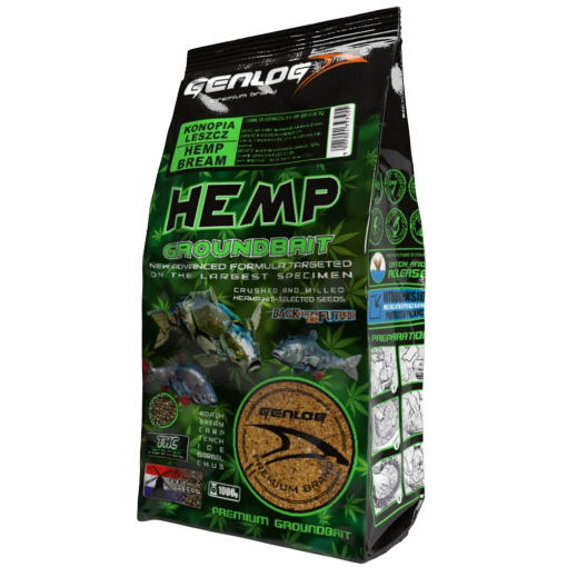 Genlog Hemp Groundbait 1kg Hemp Roach