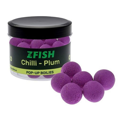 Obrázek Zfish Pop-Up Boilie 60g 16mm Chilli & Švestka