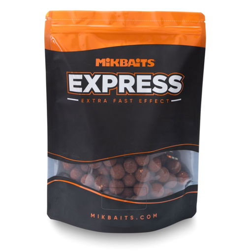 Mikbaits eXpress Boilie 900g 20mm Půlnoční pomeranč