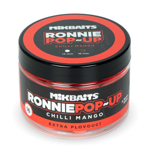 Obrazek Mikbaits Ronnie Pop-Up 150ml Chilli Mango 16mm