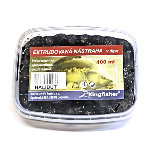 Picture of Extrudovaná nástraha v dipu 100ml Halibut