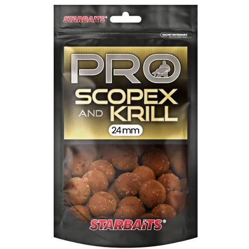 Starbaits Probiotic Boilie Scopex Krill 200g 24mm