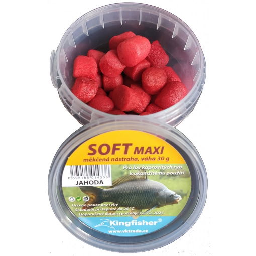 Picture of Kingfisher Soft Maxi Pufy 30g Jahoda