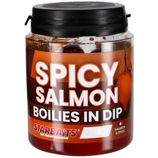 Starbaits Concept Boilies in Dip Spicy Salmon 150g 20mm