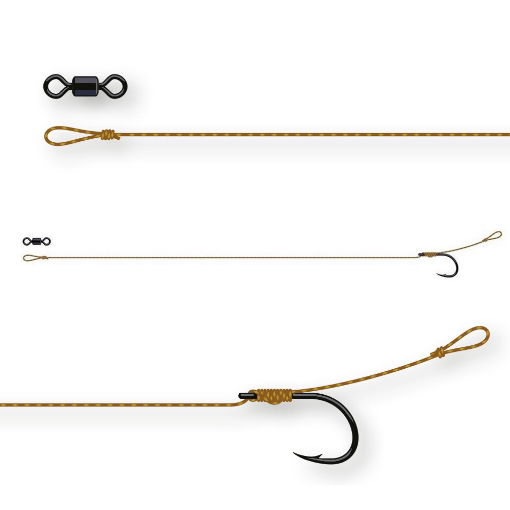 Picture of DAM Tactix Classic Rig #4 20cm 25lb 2pcs