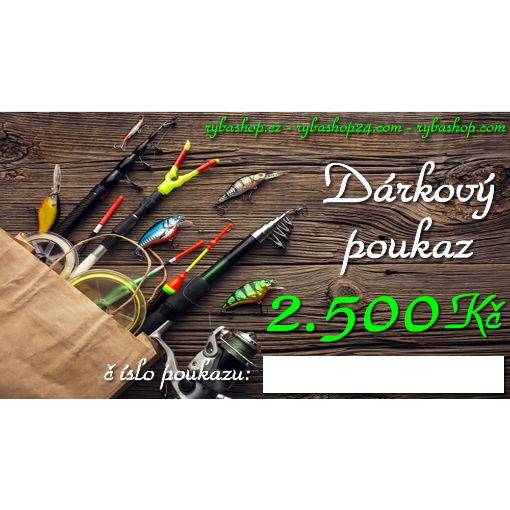 Dárkový poukaz 2.500 Kč elektronický